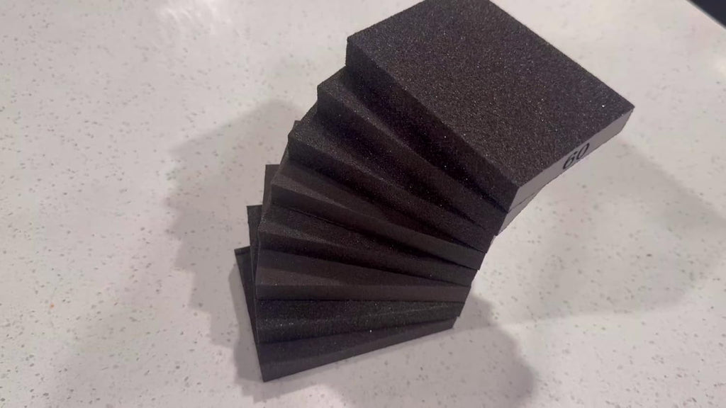 8 Pack Sanding Sponge Block, Wet Dry Sandpaper Sand Paper for Drywall Wood