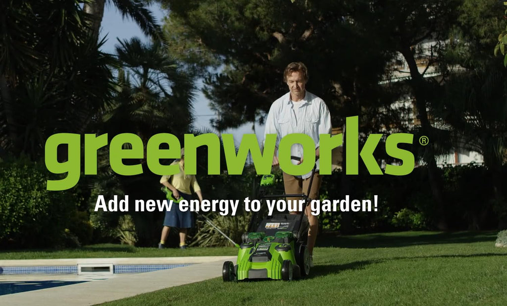 Greenworks 40V 16in Push Lawn Mower, 4.0 Ah Battery and Charger