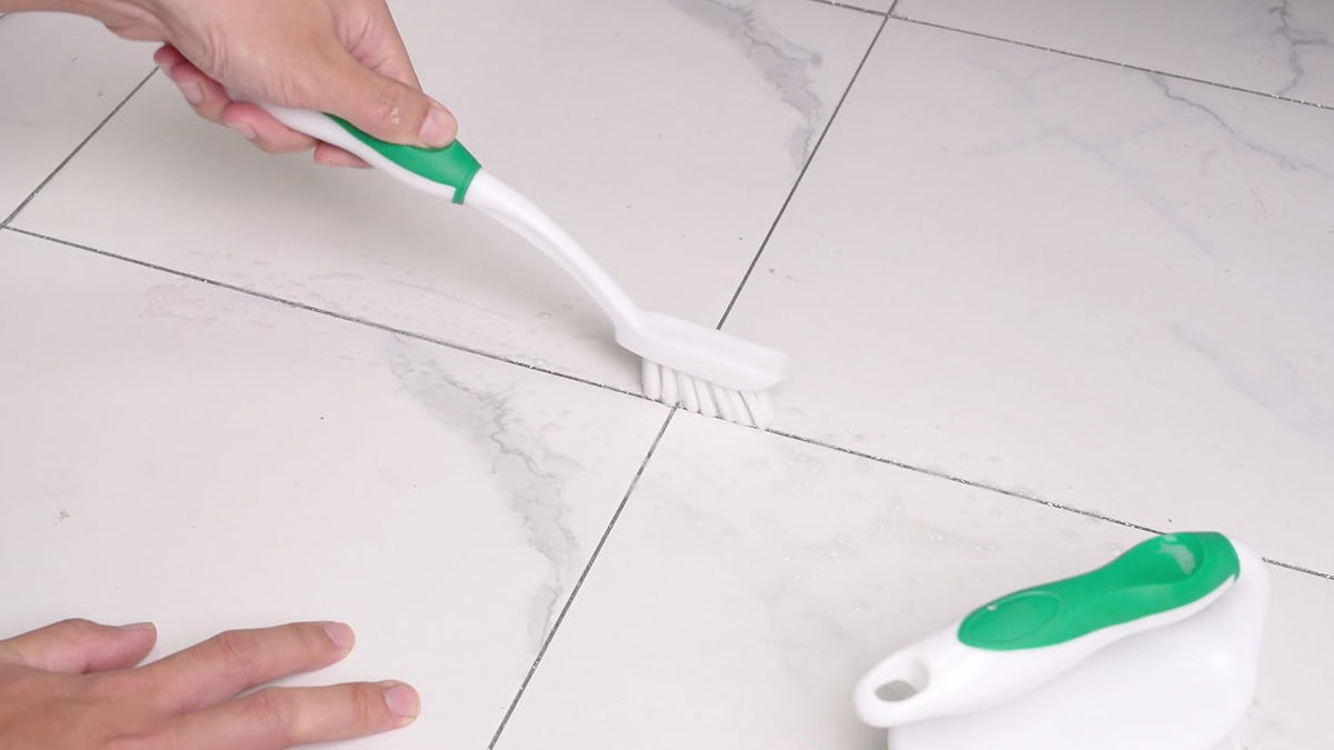 Scrub Brush Set, 4 Pack Deep Cleaning Brush Kit, Green