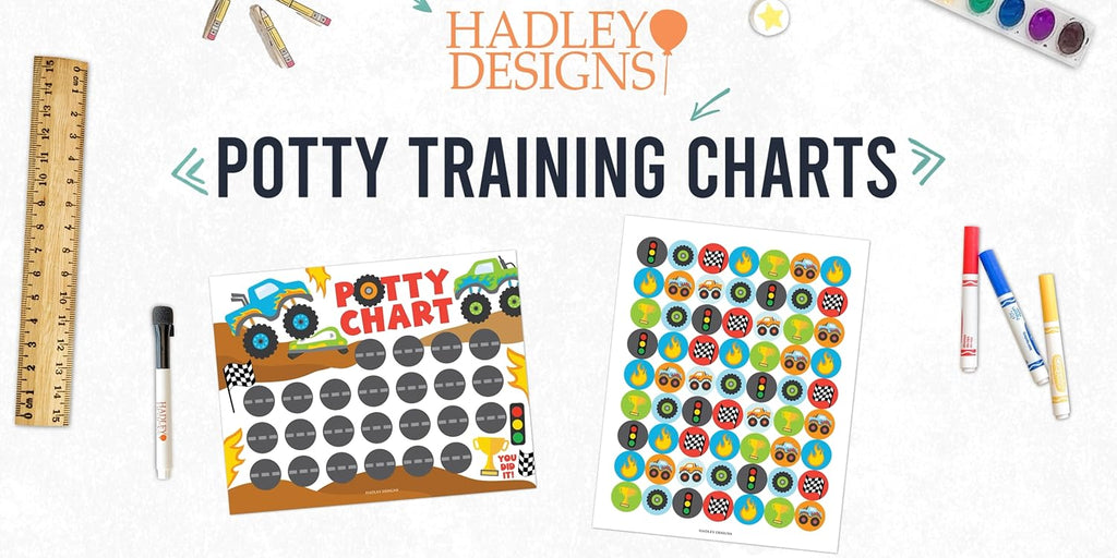 10 Potty Training Chart for Toddler Boys Sticker Reward Chart for Kids