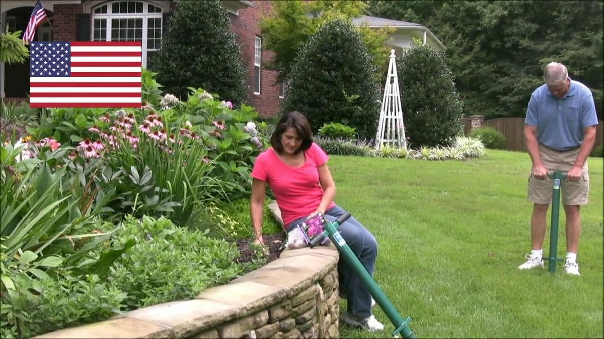 ProPlugger 5-IN-1 Lawn Tool and Garden Tool, Bulb Planter, Weeder, Sod Plugger, Annual Planter, Soil Test