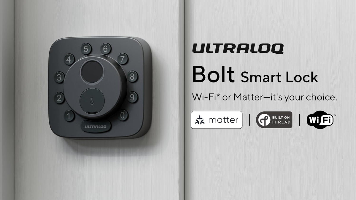 ULTRALOQ Bolt SE Wi-Fi Smart Lock, Matter Over Thread, App Remote Access